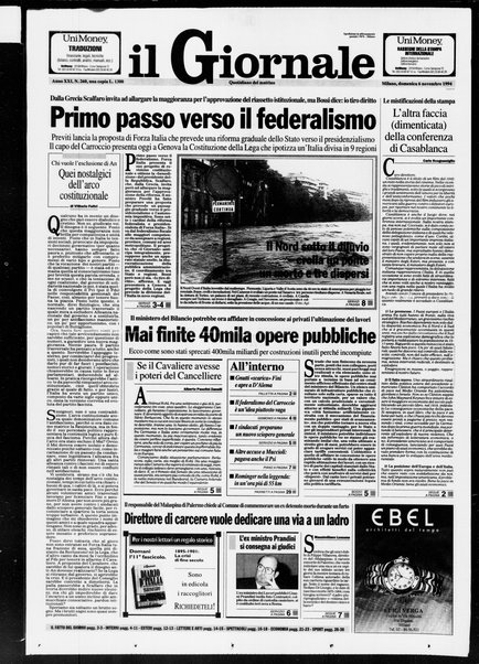 Il giornale : quotidiano del mattino